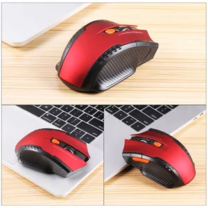 2.4GHz USB 2.0 Wireless Mouse 6-Button Blister Boxed Wireless Optical Gaming Mouse Home Office PC Fast And Smooth Movement